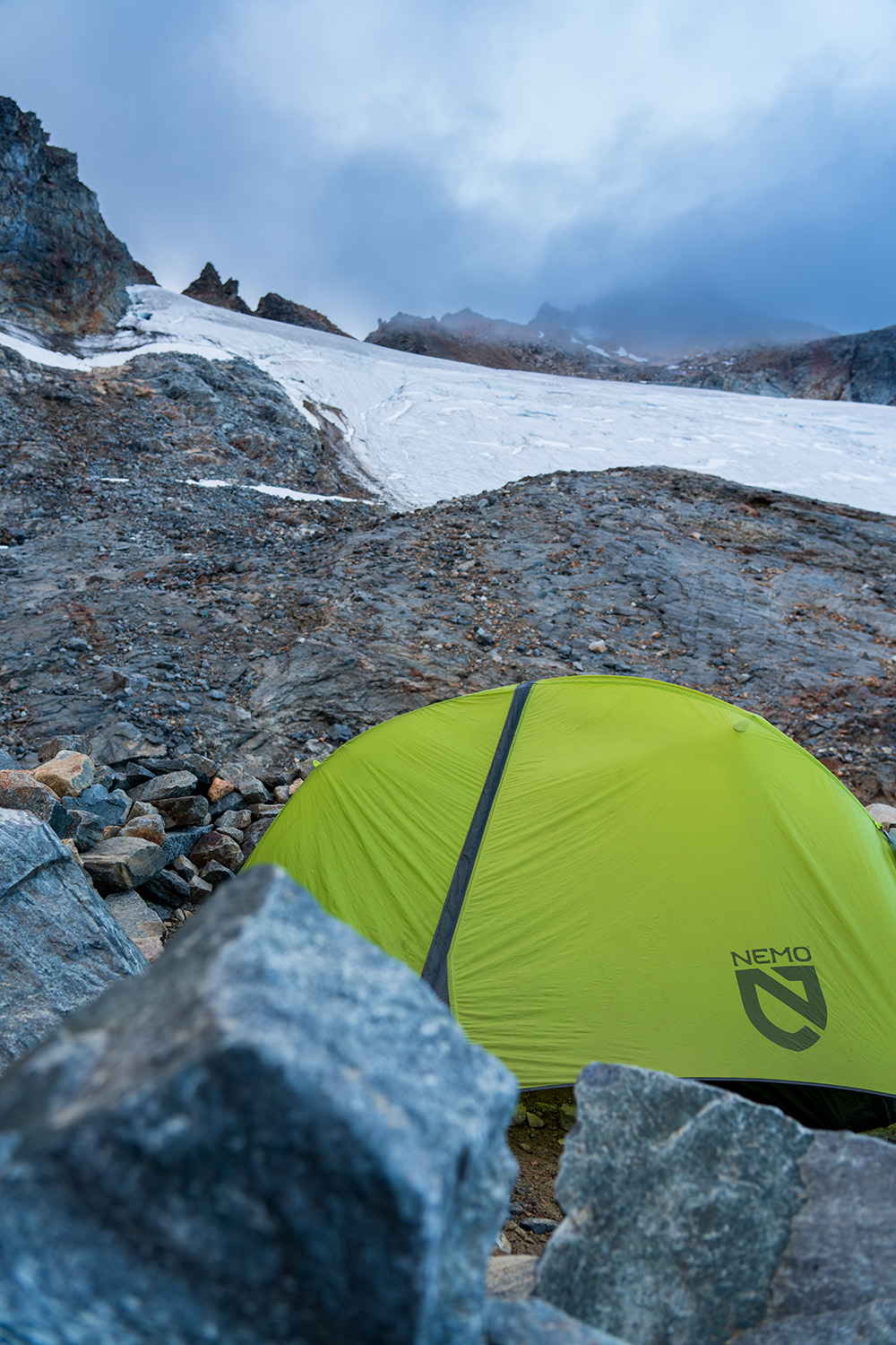 camping on sahale glacier camp