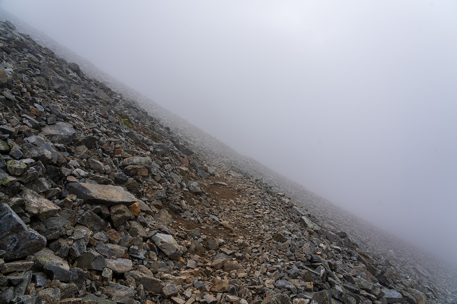 rocky trail near cascade pass