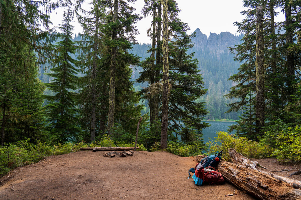 granite lake camping campsite