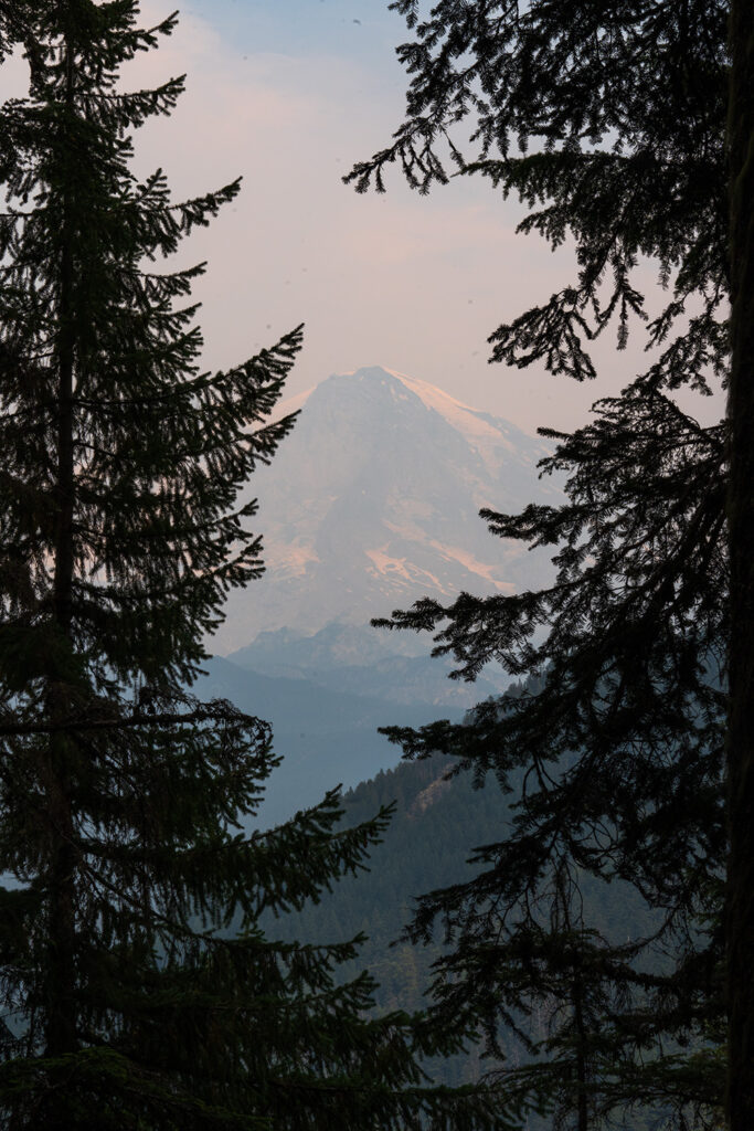 mount rainier view from granite lake
