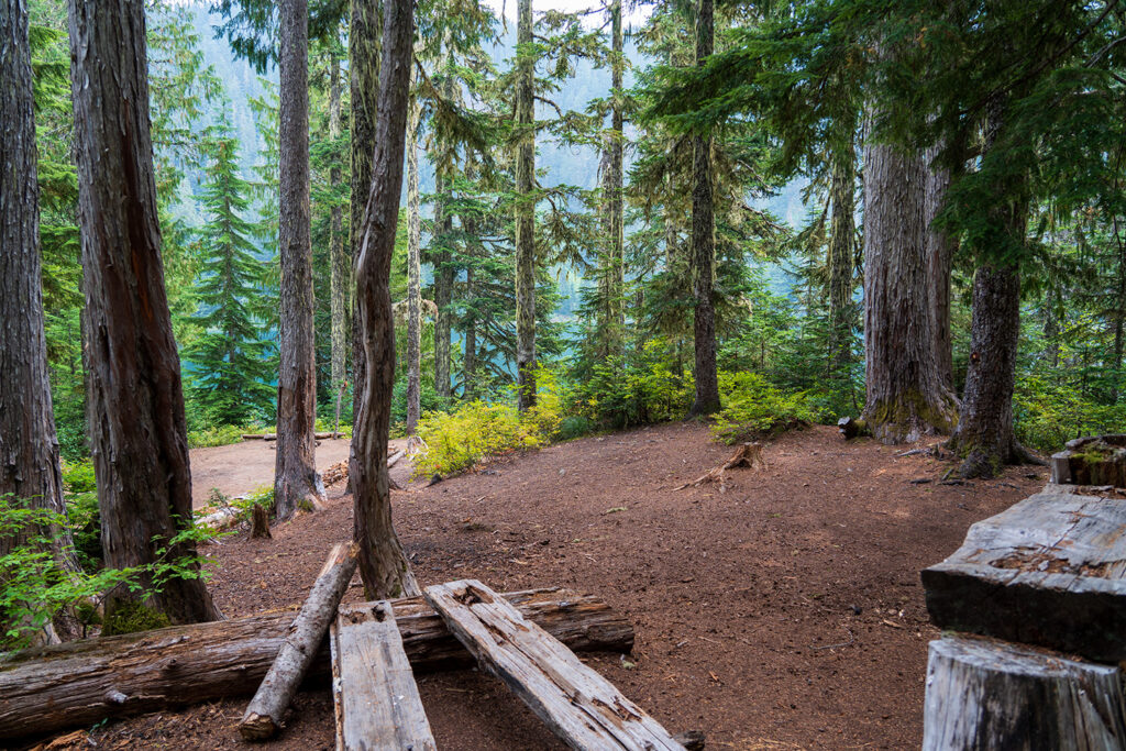granite lake camping campsite