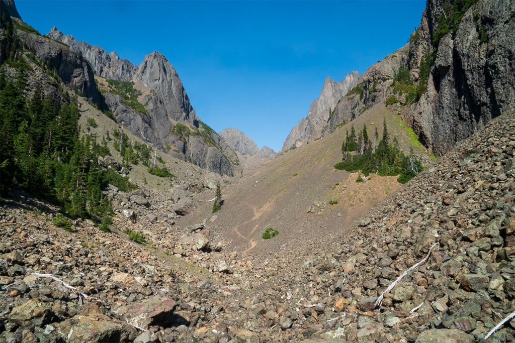 Avalanche Canyon olympic national park mount constance