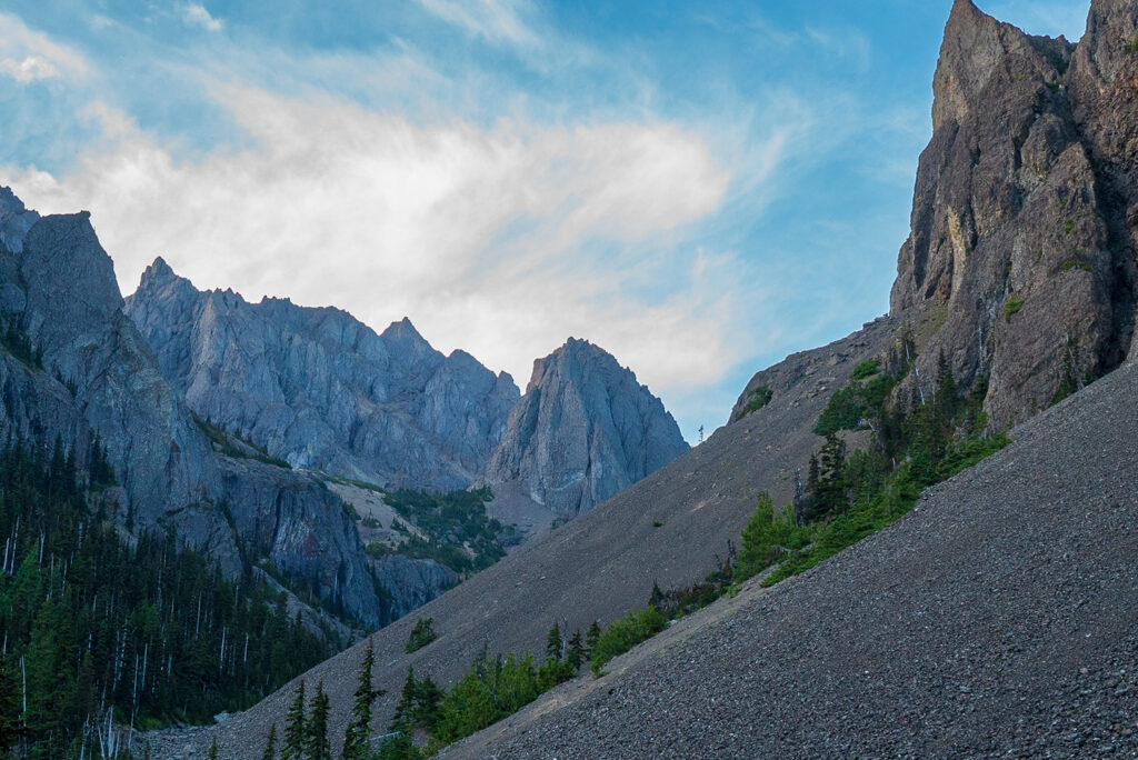 Avalanche Canyon olympic national park mount constance