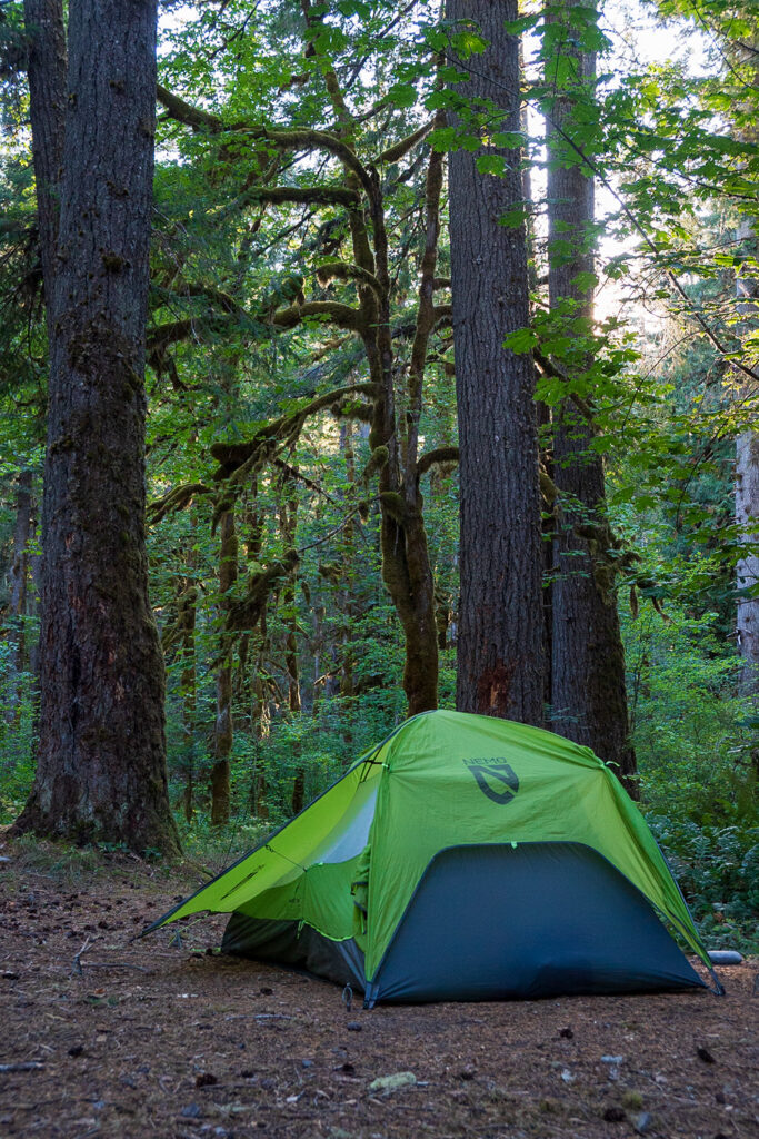 dispersed camping at elkhorn campground
