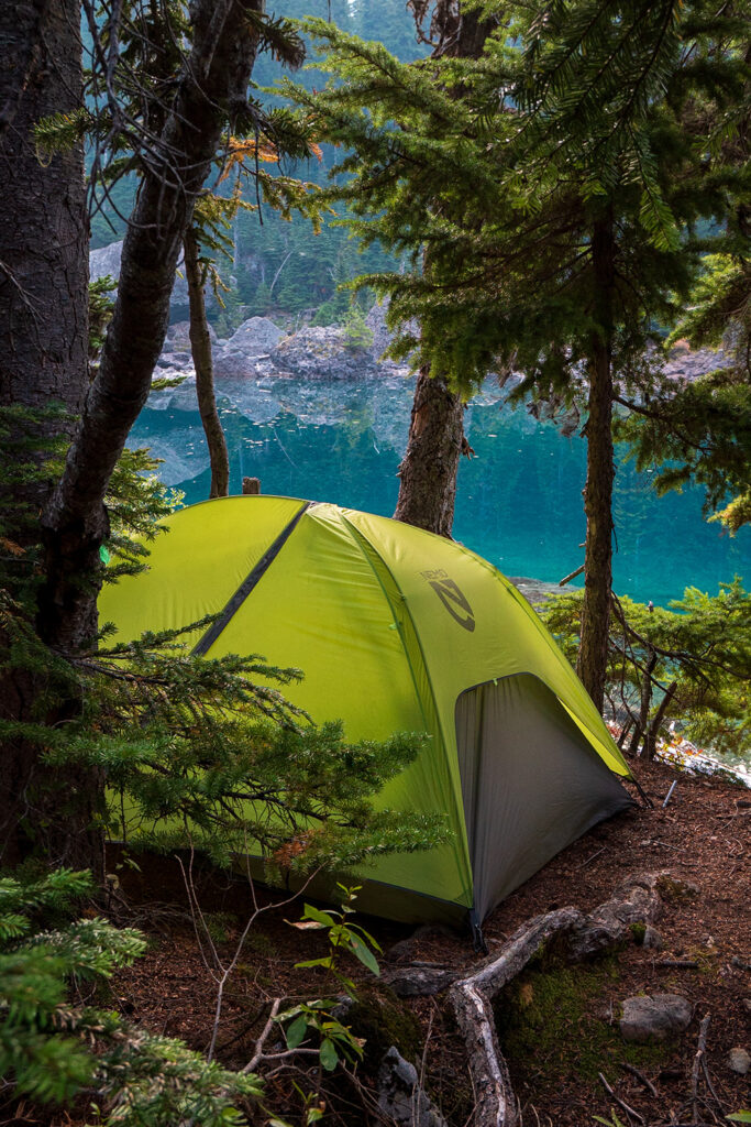 camping options at lake constance olympic national park