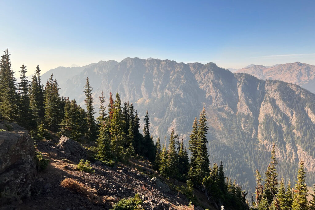 hiking mount townsend trail olympic national forest