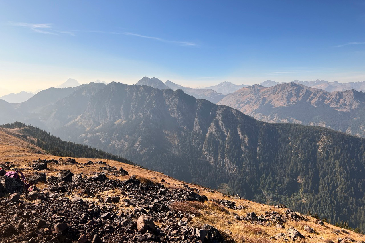 views from townsend summit olympic