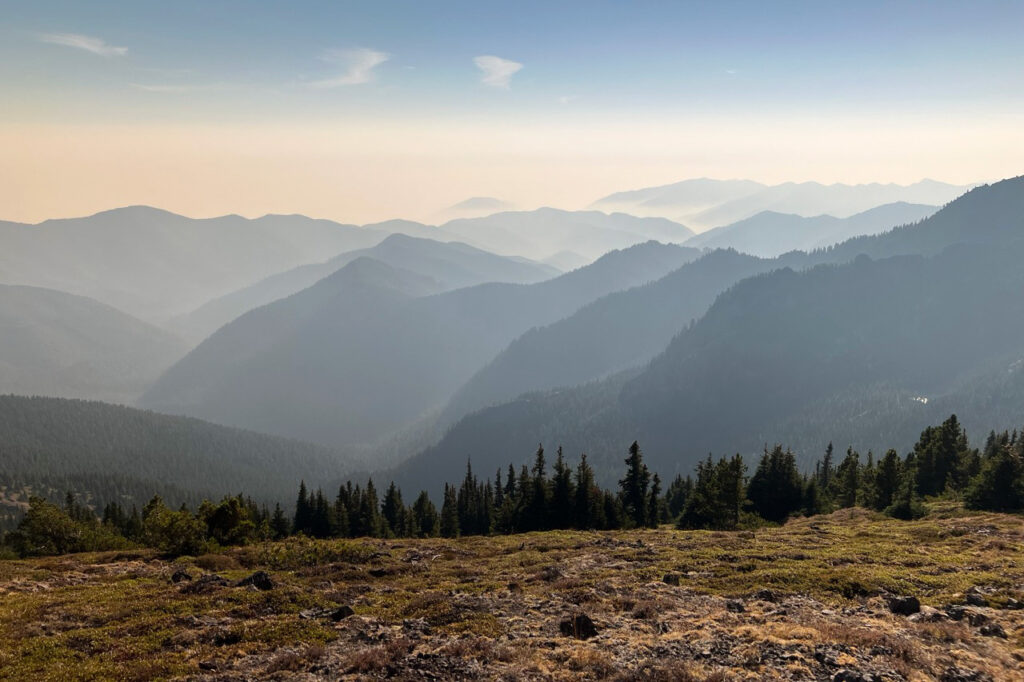 views from townsend summit olympic