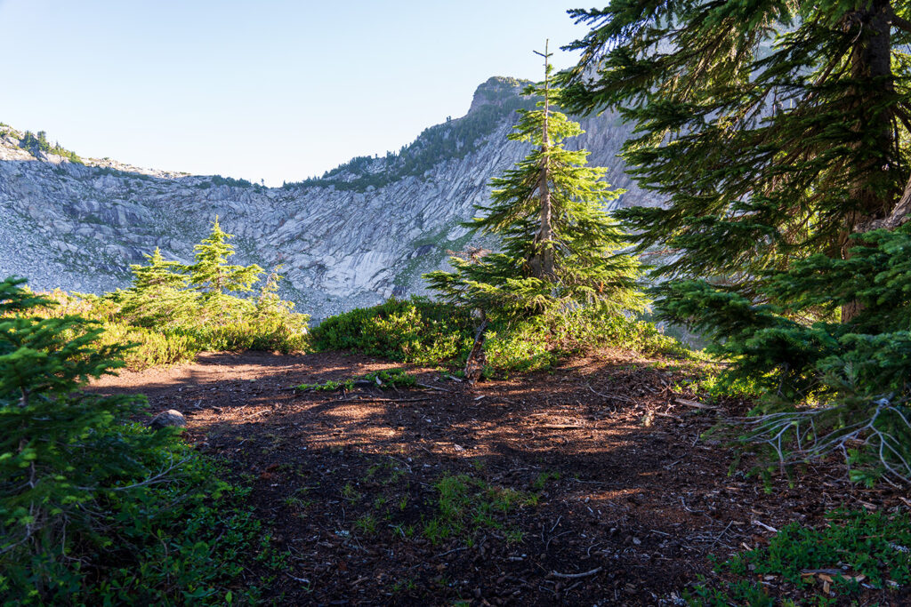 campsite high creek camps vesper peak