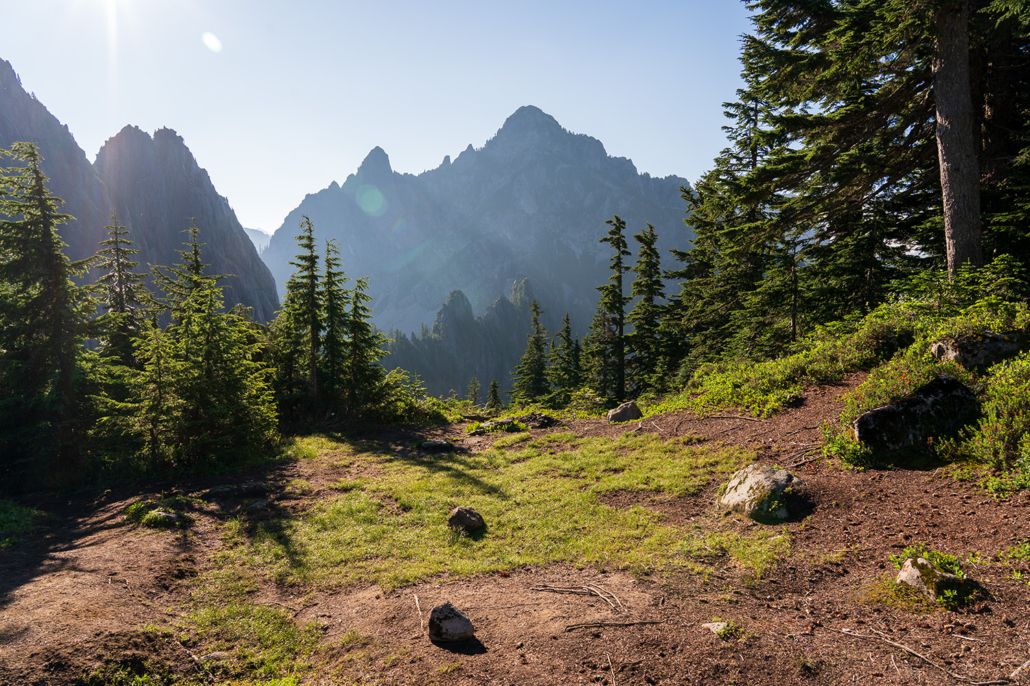 campsite high creek camps vesper peak