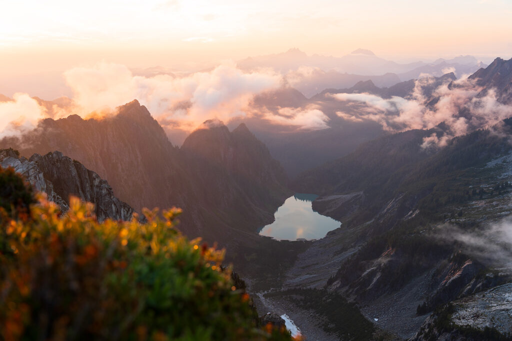 iconic view from vesper peak north cascades