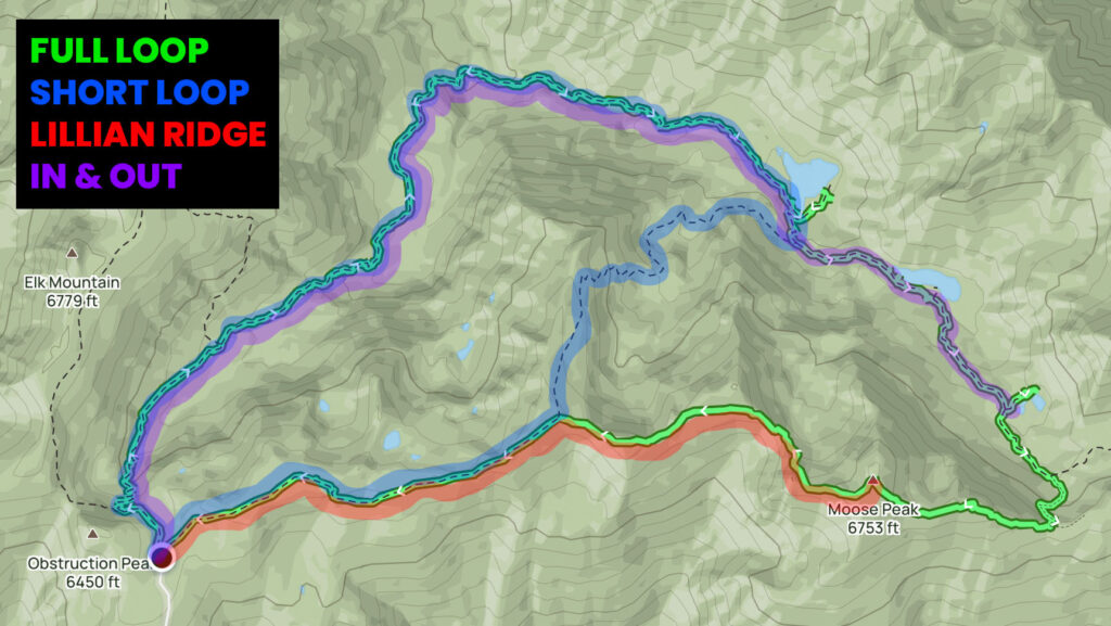 Badger Valley to Grand Pass Loop