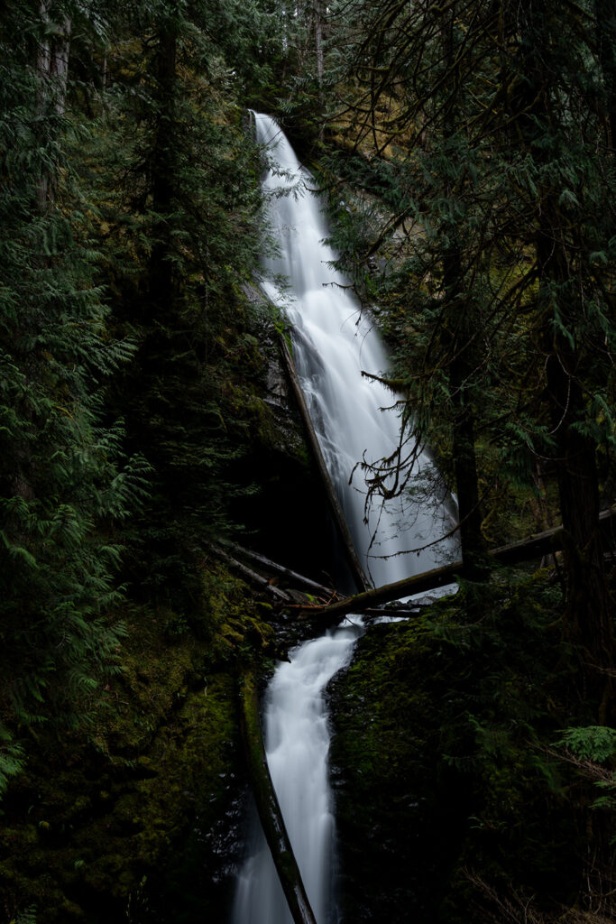 murhut falls olympic national forest waterfall