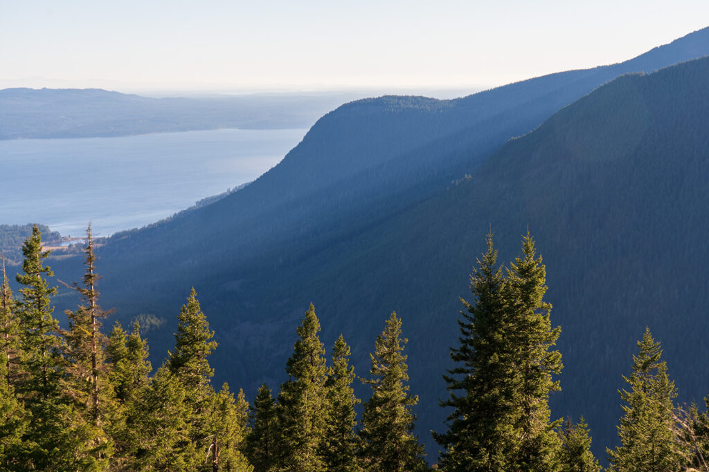 hood canal view from mount walker